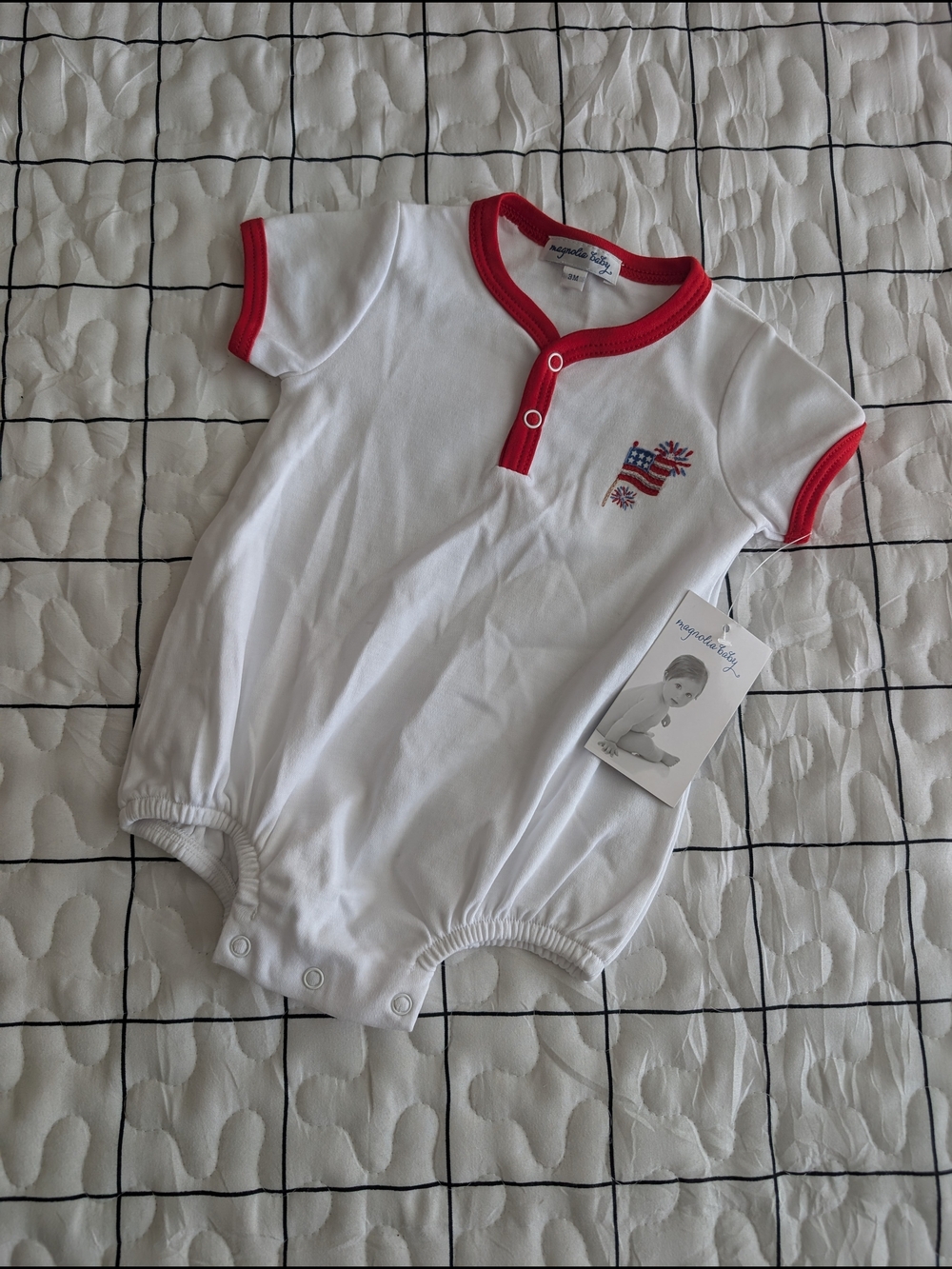 Magnolia Baby NWT July 4th Bubble
